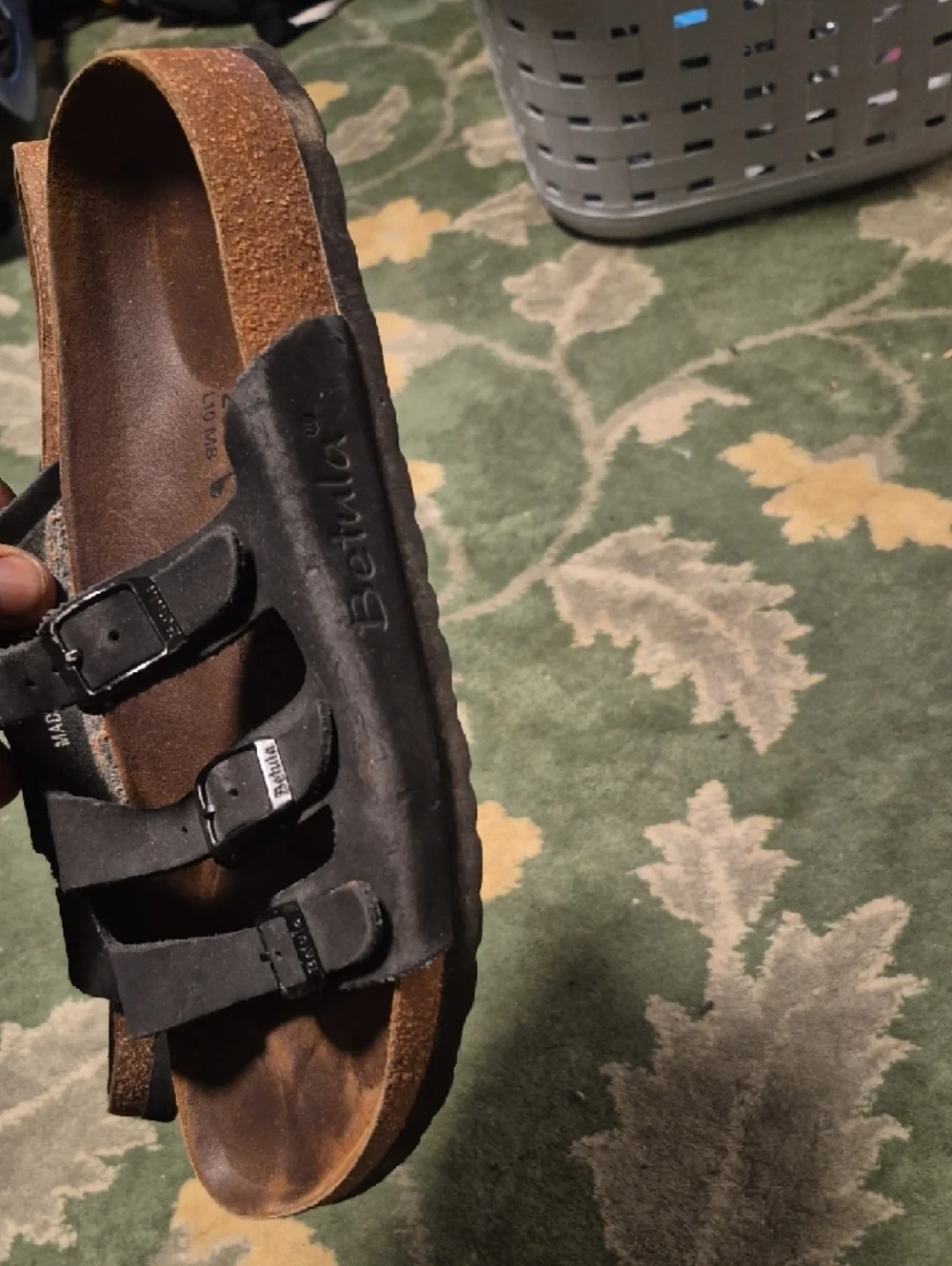 Birkenstock Black Triple-Buckle Sandals